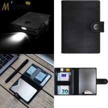   LEDLENSER bőr pénztárca/kártyatartó(RFID védelemmel)/150 lumenes lámpa - több színben