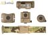 Princeton Tec Ghost X MPLS RBG+IR taktikai sisak/fejlámpa (fehér/piros/kék/zöld/IR infravörös ) 300 lm - multicam színben