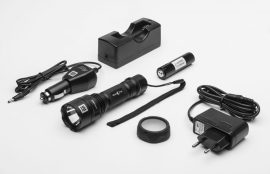 Mactronic BLACK EYE 420 újratölthető, CREE LED-es alumínium lámpa 420 lm