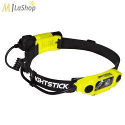 Nightstick robbanásbiztos (ATEX) akkumulátoros fejlámpa Zóna 0 - 300 lm
